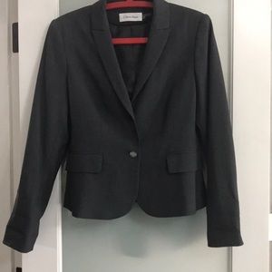 Calvin Klein blazer Charcoal grey size 6